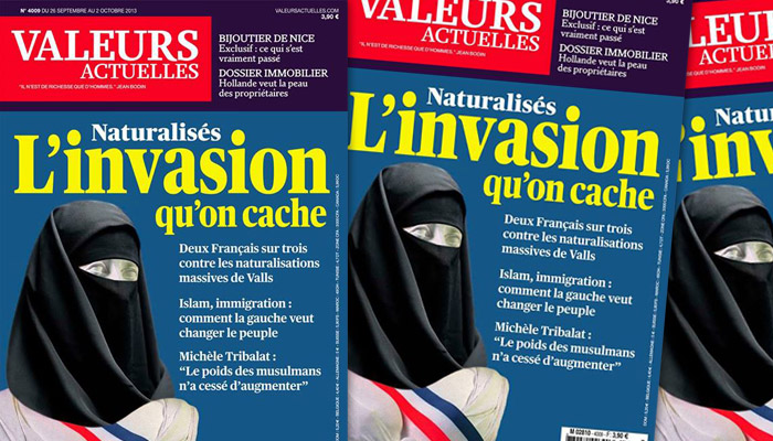 Valeurs Actuelles poursuivi pour provocation à la haine envers les musulmans