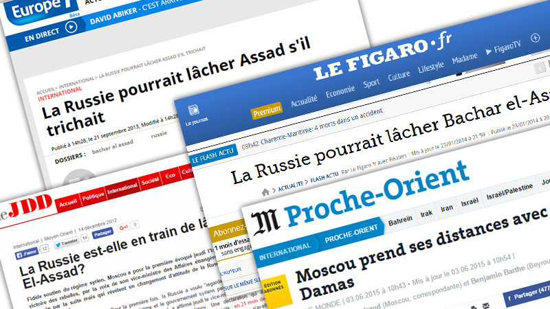 Incompétence ou mauvaise foi ? Quand les médias désinforment en bloc sur la Syrie…