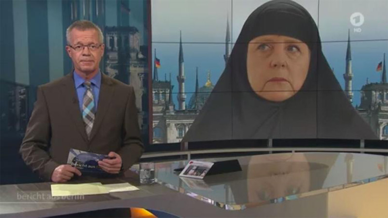 Merkel en burqa : scandale en Allemagne
