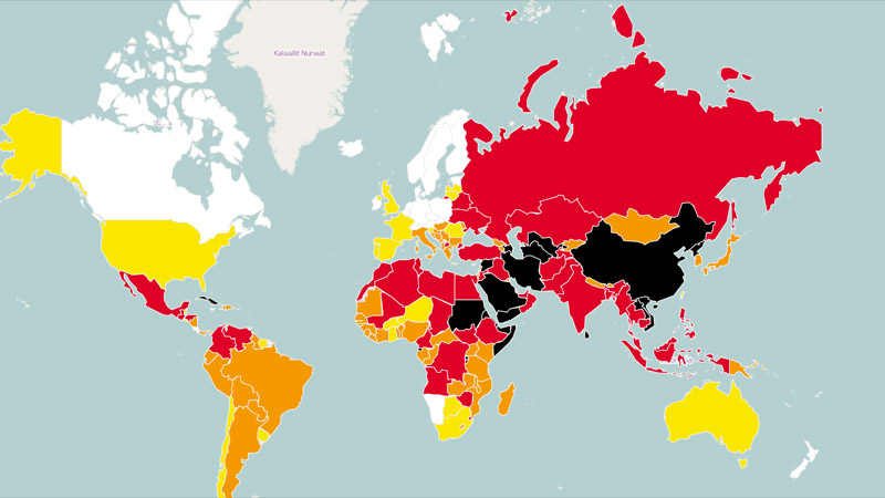 La liberté de la presse s'effondre dans le monde selon RSF