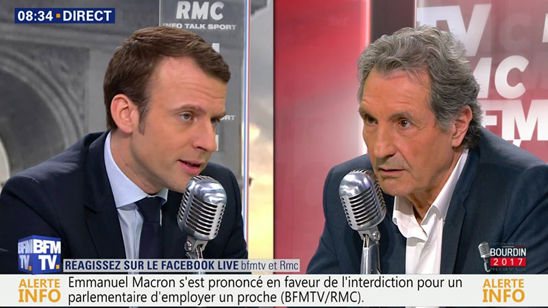 Marine Le Pen accuse BFMTV de soutenir Macron « de manière éhontée »
