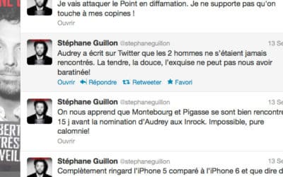 Stéphane Guillon clashe Audrey Puylvar sur Twitter