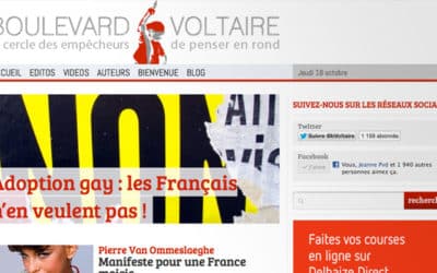 Boulevard Voltaire de Robert Ménard : déjà cent mille visiteurs uniques