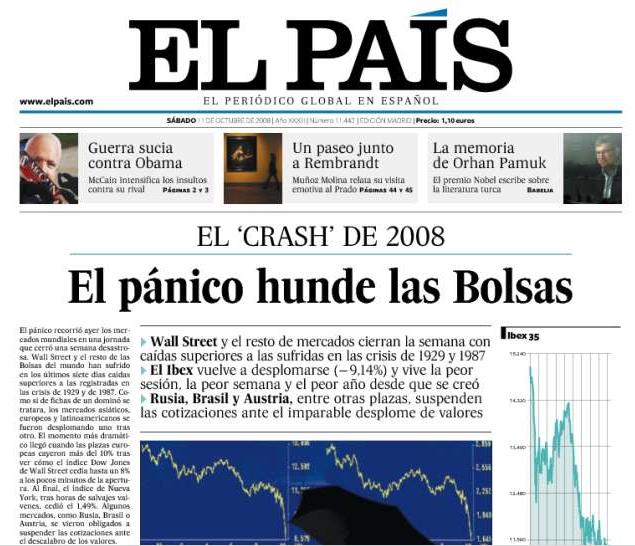 Plan social à El País