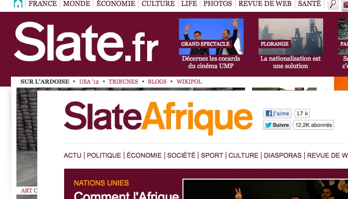 Slate.fr rentable : Slate Afrique en profite !