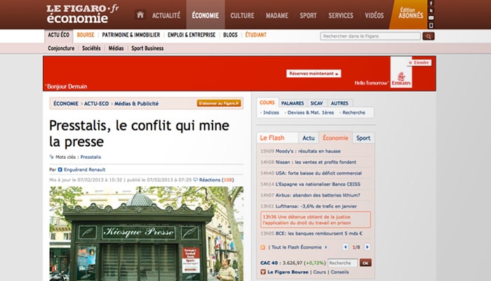 Presstalis : Le Figaro VS la CGT