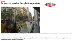 Alain Buu, photojournaliste précaire dans une presse en crise