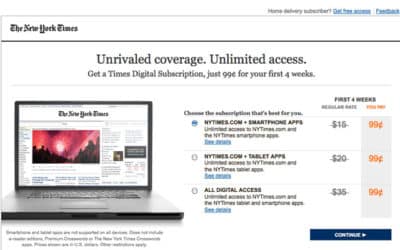 Le numérique sourit au New York Times