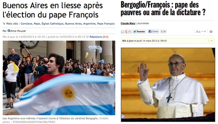 La rue argentine a‑t-elle fêté l’élection du Pape ?