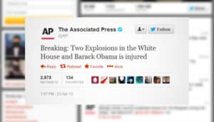 Un faux tweet d’AP fait paniquer les marchés