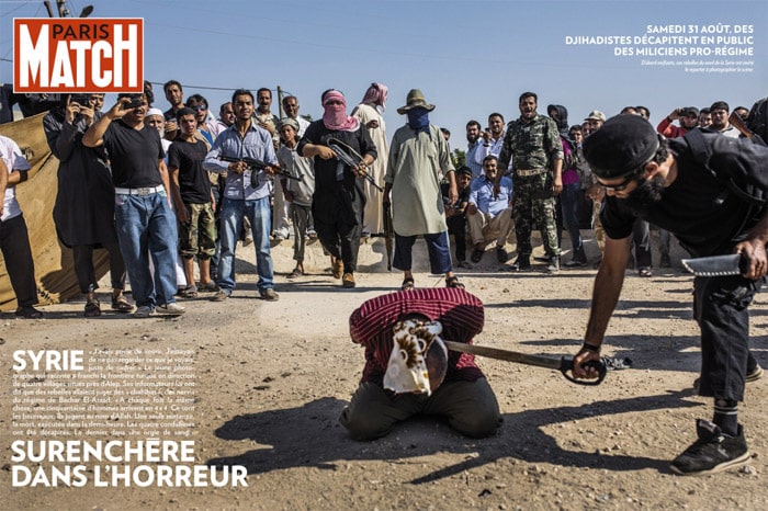 Syrie : Le Times et Paris Match « montrent l’insoutenable »
