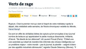 Le Monde riposte et dénonce la « complotite » de Kempf