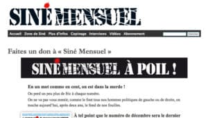 Siné Mensuel est à poil !