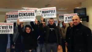 Vox Populi envahit les locaux de La Nouvelle République à Tours