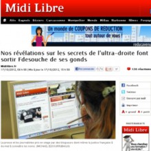 Le Midi Libre et le site d’information Fdesouche.com s’affrontent par articles interposés.