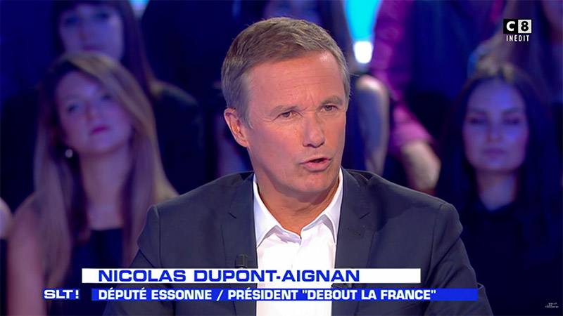 La charge de Dupont-Aignan contre Guillon et les médias