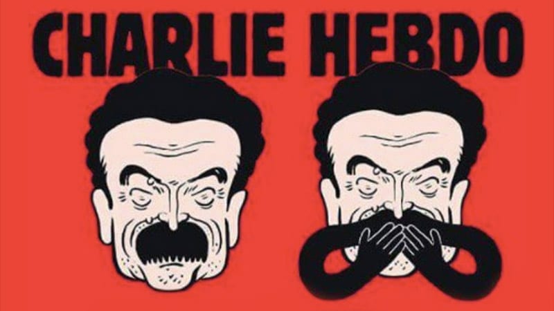 Les racines du Mâle ! Érection de moustache en Une de Charlie Hebdo !