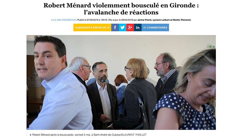 Silence, on frappe Ménard : réactions des médias après l’agression du maire de Béziers