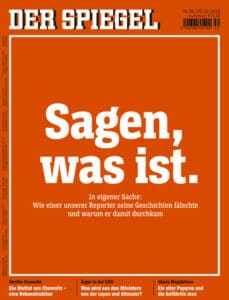Infox/fake news : les grands médias premiers responsables, l’exemple du Spiegel