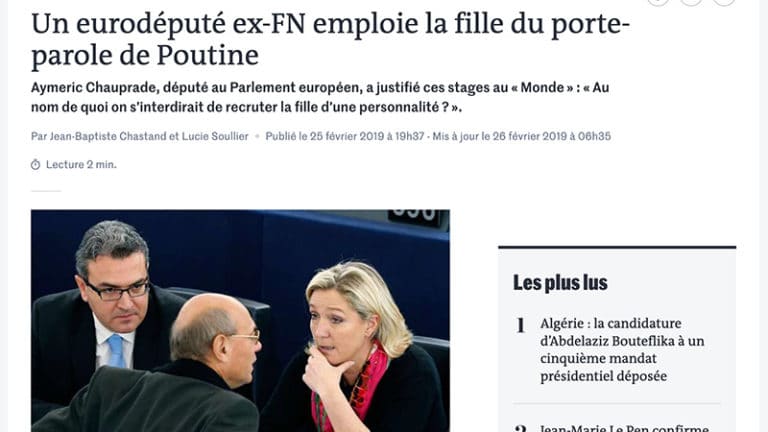 Manipulation par l’image, quand Le Monde s’y met