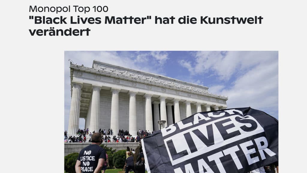 Allemagne, un magazine couronne black lives matter, acteur de l’année