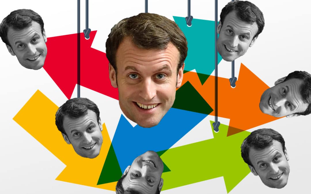Emmanuel Macron dans les médias, le président caméléon