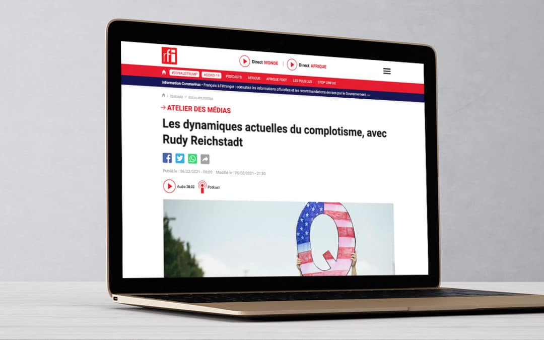 Le VRP du complotisme Rudy Reichstadt était sur RFI début février