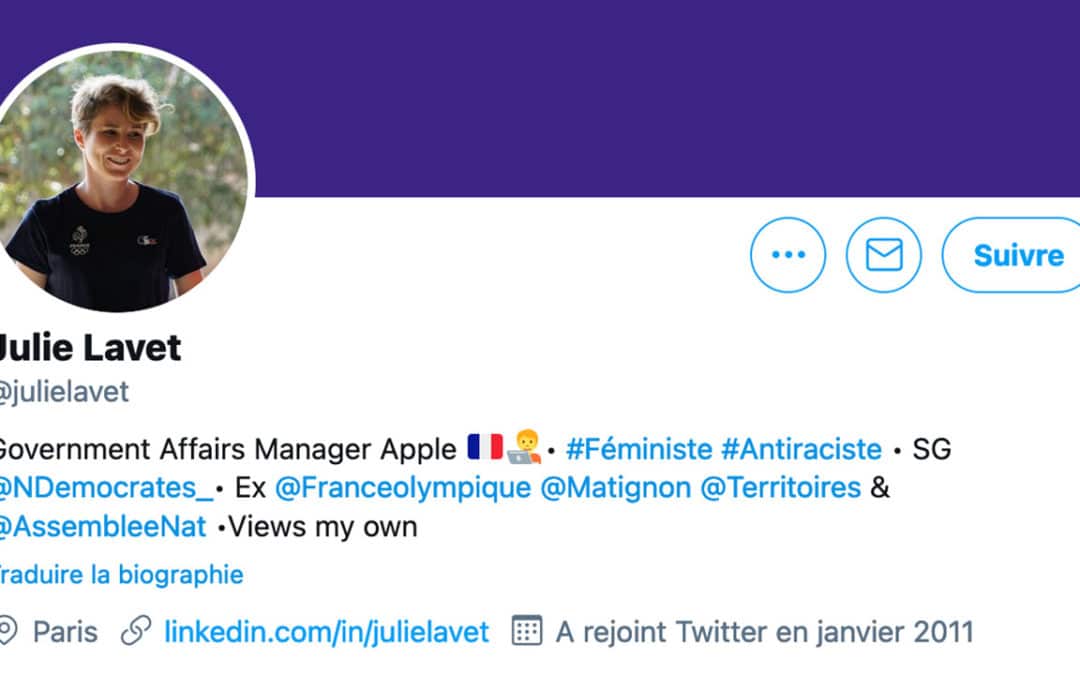 Julie Lavet, une autre LREM, rejoint les&nbsp;GAFA