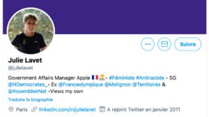 Julie Lavet, une autre LREM rejoint les GAFA