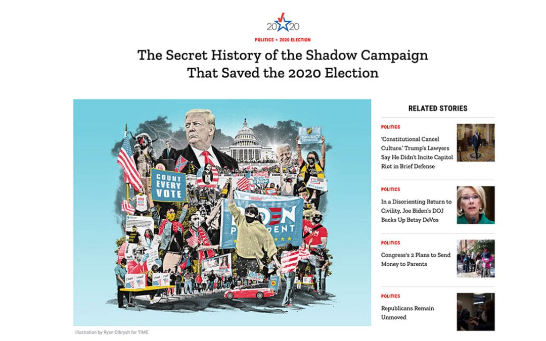 Alliance de la Big Tech, du Big Business et de BlackLivesMatter pour l’élection de Biden, le Time lève le&nbsp;voile