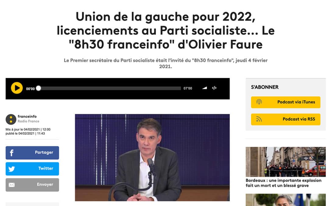Franceinfo : analyse politique lunaire de Renaud Dély et Marc Fauvelle