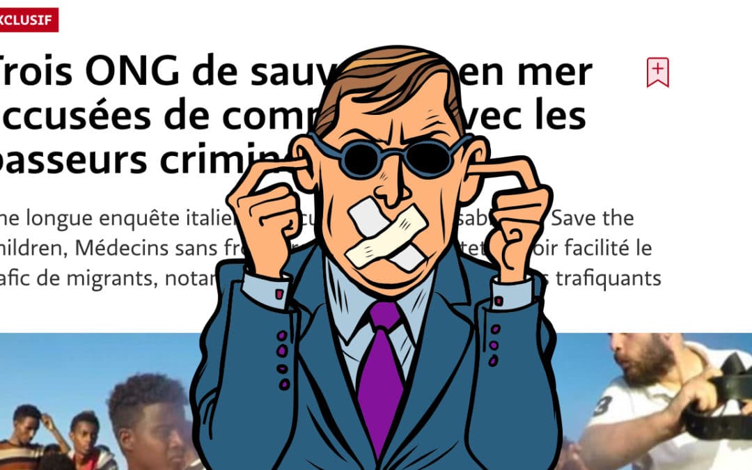 Révélations sur les relations troubles entre ONG et passeurs : les médias français détournent le regard