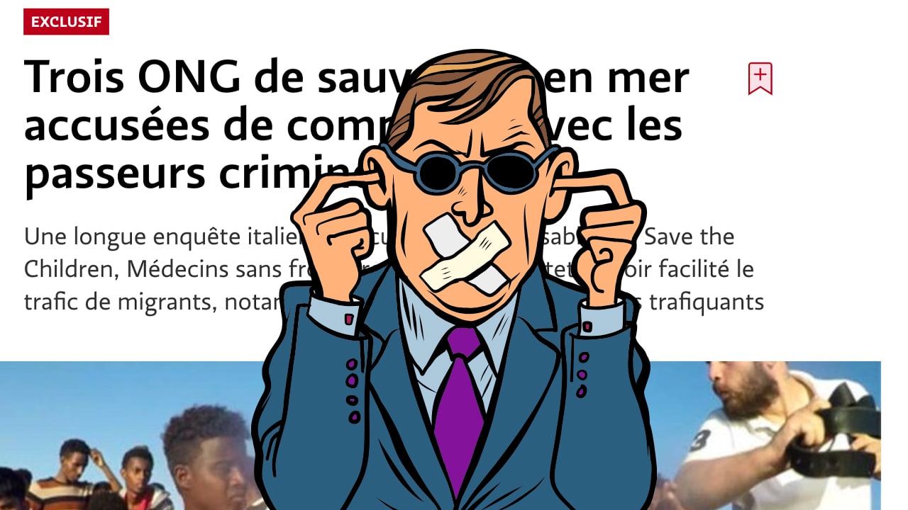 Révélations sur les relations troubles entre ONG et passeurs : les médias français détournent le regard