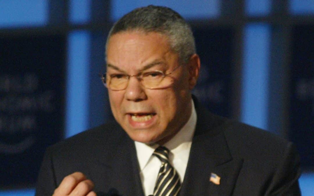 Mort de Colin Powell, auteur de la fake news du siècle en 2003