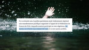 17 octobre 1961 : les Décodeurs du Monde se noient dans le mensonge