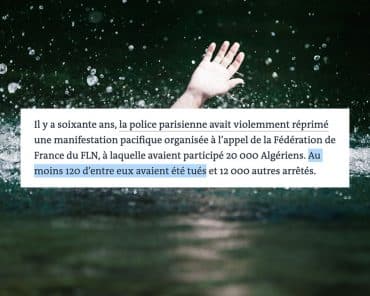 17 octobre 1961 : les Décodeurs du Monde se noient dans le mensonge