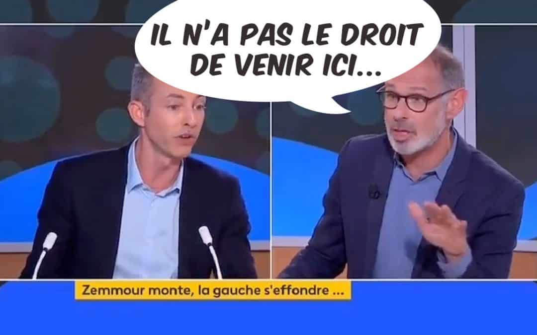 Quand un journaliste vend la mèche : Éric Zemmour interdit d’antenne sur France Info et les chaînes publiques