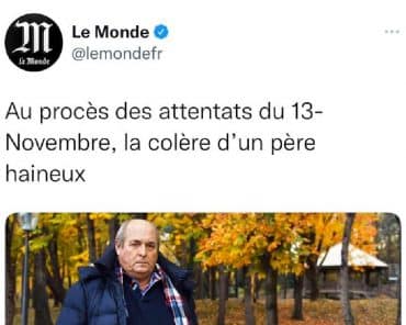 Le Monde contre un « père haineux »