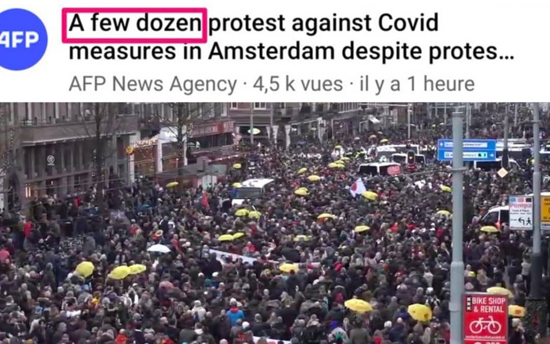 Un mensonge de plus pour l’AFP