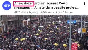 Un mensonge de plus pour l’AFP