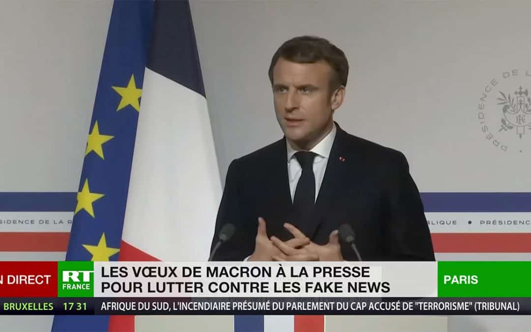 Vœux à la presse&nbsp;: les inquiétantes déclarations d’Emmanuel Macron