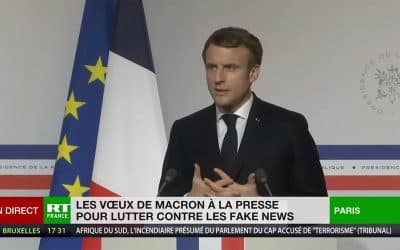 Vœux à la presse : les inquiétantes déclarations d’Emmanuel Macron