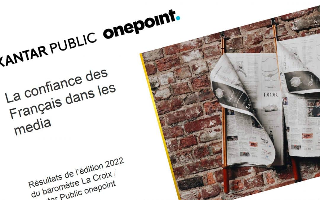 Enquête confiance dans les médias Kantar/La Croix&nbsp;: toujours moins&nbsp;!