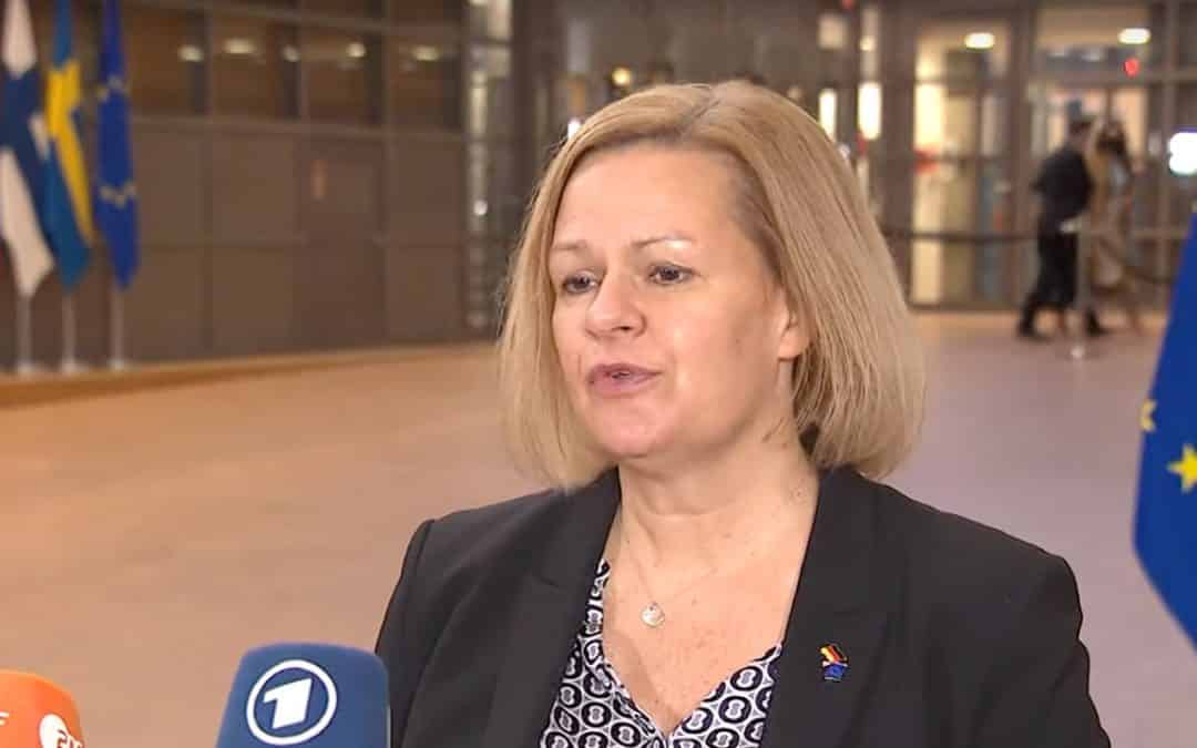 En Allemagne : Nancy Faeser, ministre de l’Intérieur et antifa (2/2)