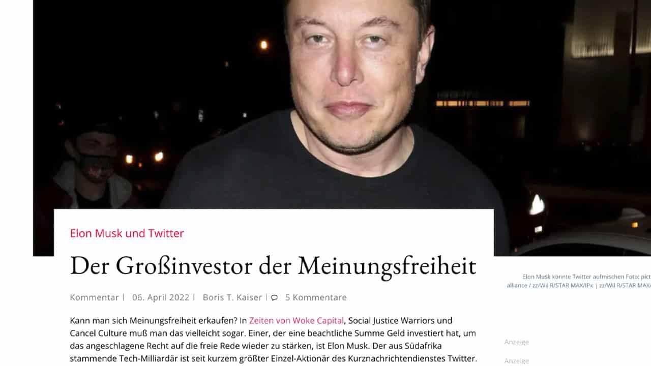 Elon Musk et Twitter, un point de vue allemand