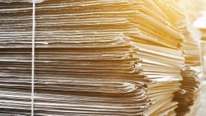 Crise du papier, crise de la presse écrite et (un peu) de l’édition