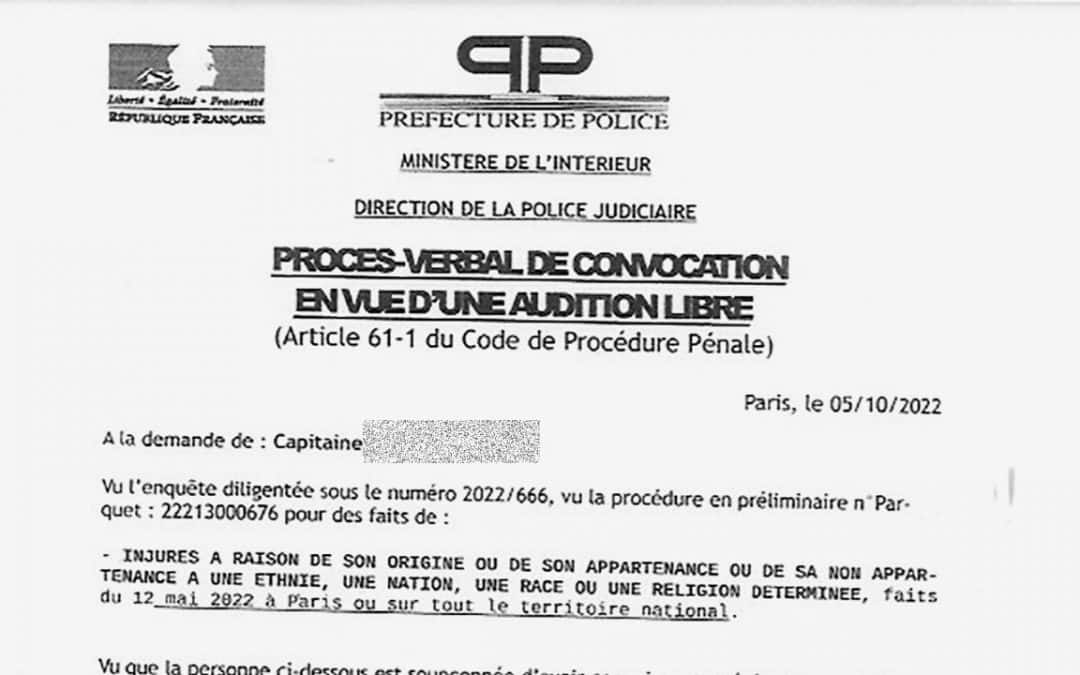 Claude Chollet, président de l’Ojim convoqué par la Police Judiciaire