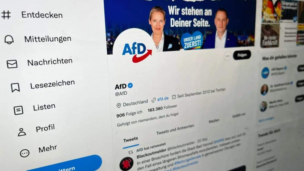 Liberté d'expression : Twitter Allemagne débloque le compte de l'AfD mais en bloque un autre