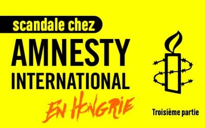 Amnesty International : qui paie ? Troisième partie