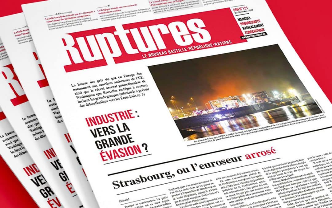 Ruptures, un journal résolument eurocritique